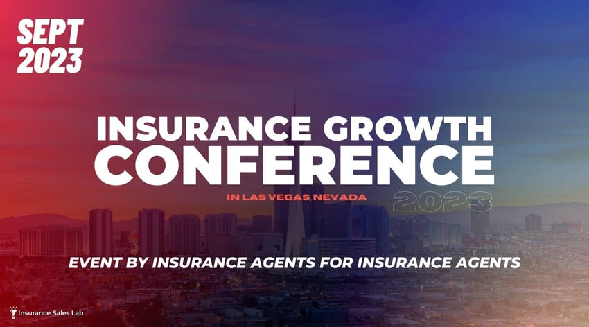 INSURANCE GROWTH CONFERENCE 2023 poster design
